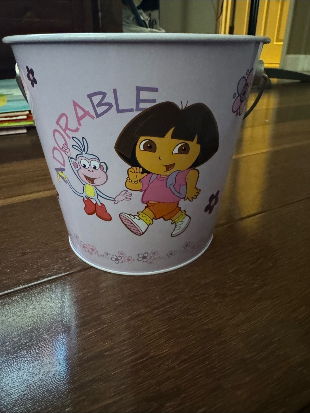Pink Kids Party Treat Bucket